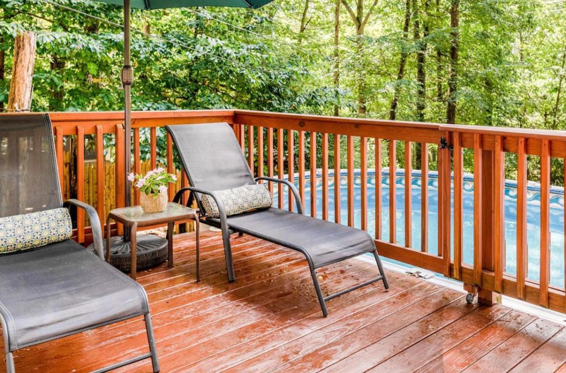 Pocono Cabin With Private Pool At Shawnee Mtn East Stroudsburg Buitenkant foto
